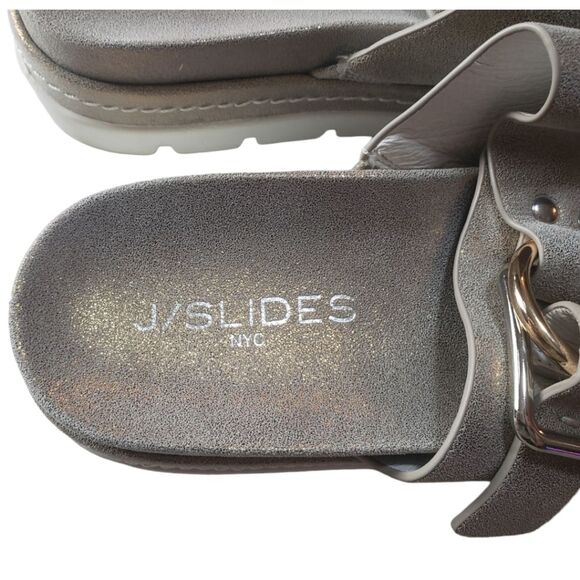 J/Slides NY Resortwear Comfort Baha in Bronze Sandals~$164 - Picture 9 of 13